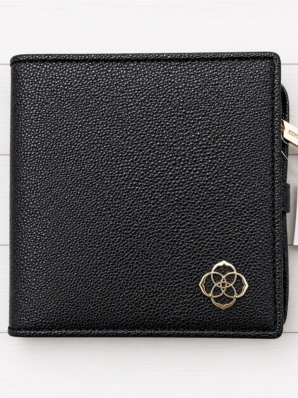 Kendra Scott Black Jewelry Organizer with Gold Logo Accent